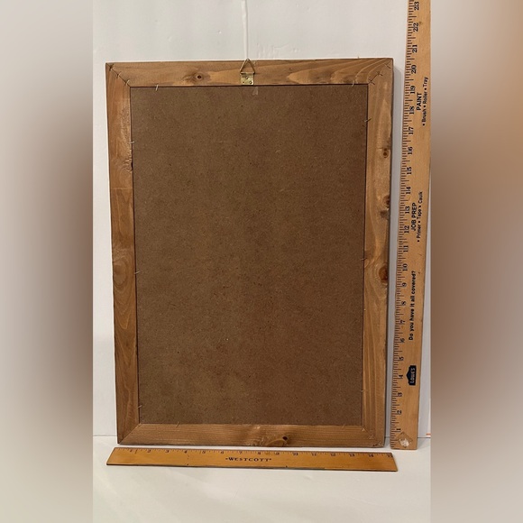 Vtg Madonna Of The Streets Roberto Ferruzzi Wood Framed Print 20.5”Hx14.5”W - Picture 8 of 8